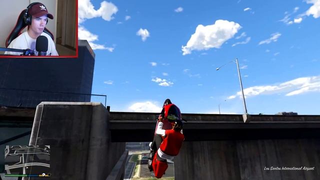FLYING LAMBORGHINI STUNTS In GTA 5! (Mods)