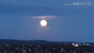 **Watch This** It Moves Slowly Above The Supermoon!!!!