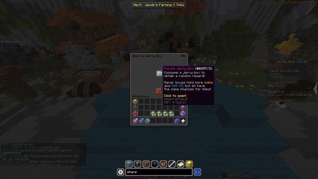 ПОТРАТИЛ 100 МИЛЛИОНОВ НА ОТКРЫТИЕ 500 ДЖЕРИ БОКСОВ | SkyBlock RPG!