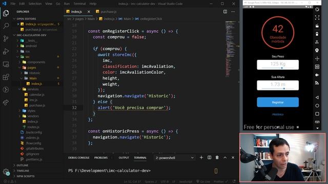 Master Classes - 4 - Criando um App Fremium com Cobrança Mensal no React Native