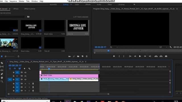 adobe primier pro track matte key use in title tracking