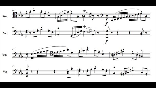 KOR - G. Bizet "Little Duet" for 2 Bassoons