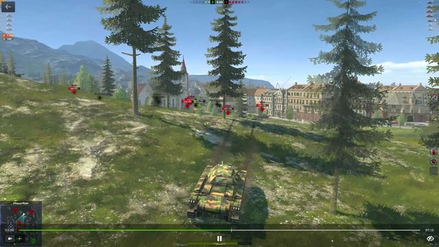 Tanks Blitz достойное сопротивление ничья