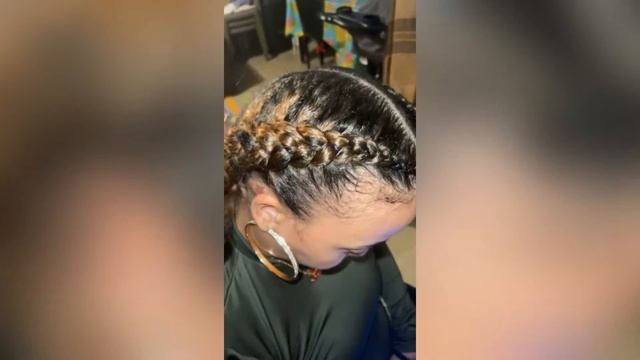 Quick TWO Braids on Mom | Melissa Vazquez