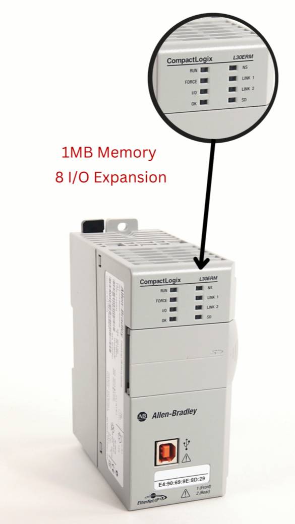Allen Bradley compactlogix 1769-L30ERM