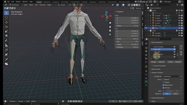 Rig metahuman face with Rigify