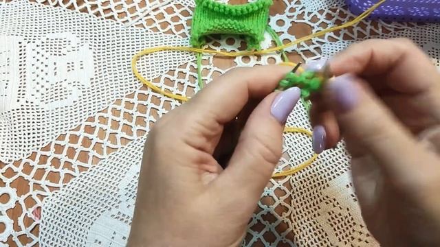 Как вязать спицами открытый наборный край. Уроки вязания. Вяжем с нуля.