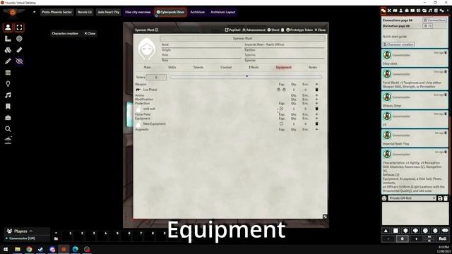 How to create a PC in Wh40k Imperium Maledictum
