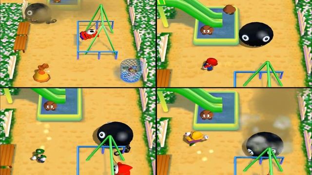 Mario Party 5 Minigames - Daisy Vs Mario Vs Luigi Vs Wario (Hardest Difficulty)