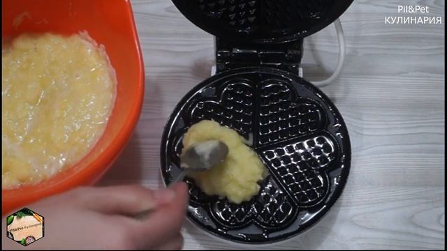 Картофельные драники в вафельнице. Быстро и забавно