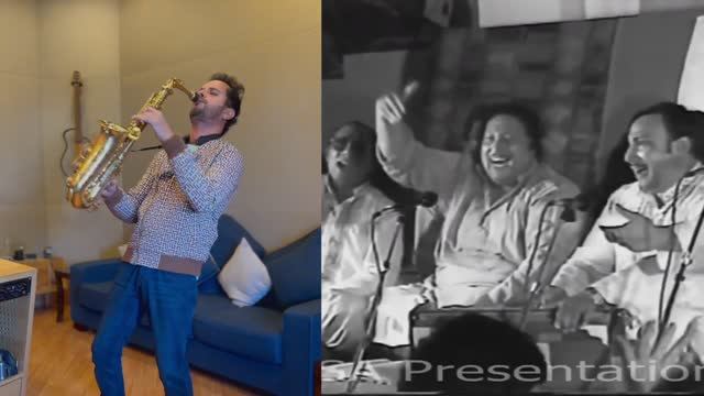 Sanson Ki Mala Pe (Nusrat Fateh Ali Khan x Andre Antunes) - саксофонный кавер