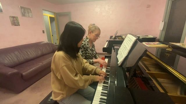 A Dance of the Mirlitons from “the Nutcracker “ by P.I. Tchaikovsky. Arr. for  piano duet.
