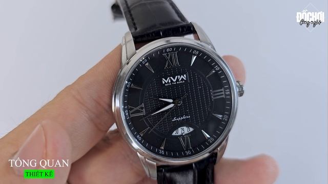 Trên tay đồng hồ MVW 40 mm Nam ML052-01