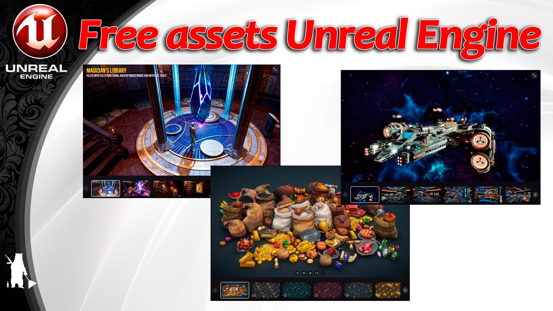Free assets Unreal Engine (МАРТА 2025) Часть 2  (Бесплатно до 16 апреля 2025)