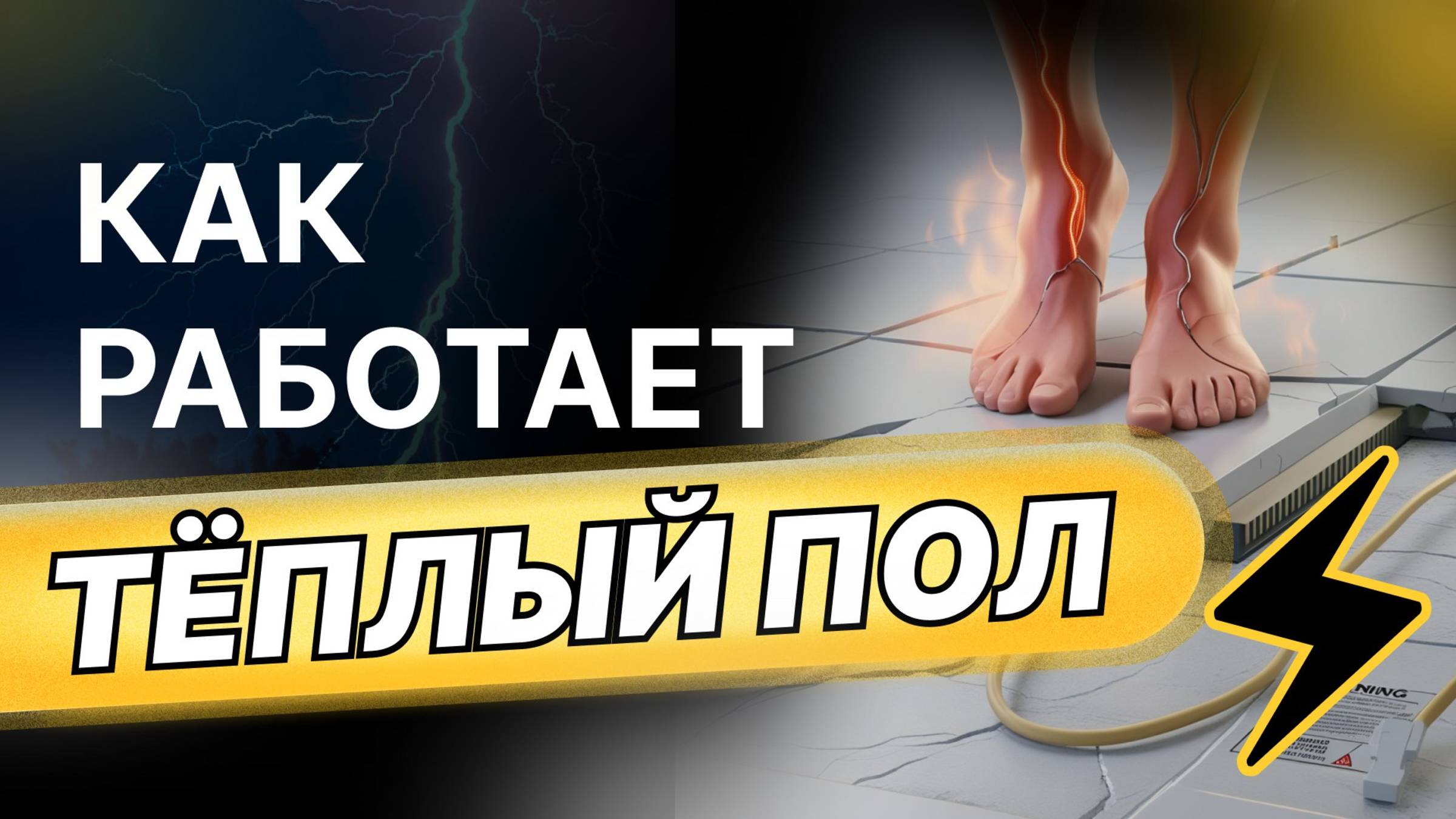 Электрический теплый пол. Принцип работы теплого пола.