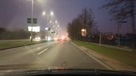 easy night drive in Zagreb in a Mercedes C class / savska road,savica street prisavlje