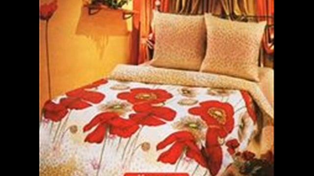 постельное белье с маками