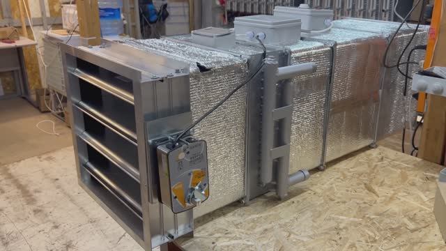 Приточная вентиляция установка с водяным нагревом Nefedtorg