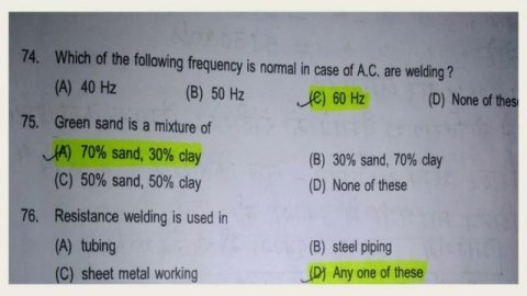 ORDNANCE FACTORY Previous Paper in ENGLISH Part-1