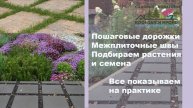 Пошаговые дорожки | Межплиточные швы | Садовые Новаторы