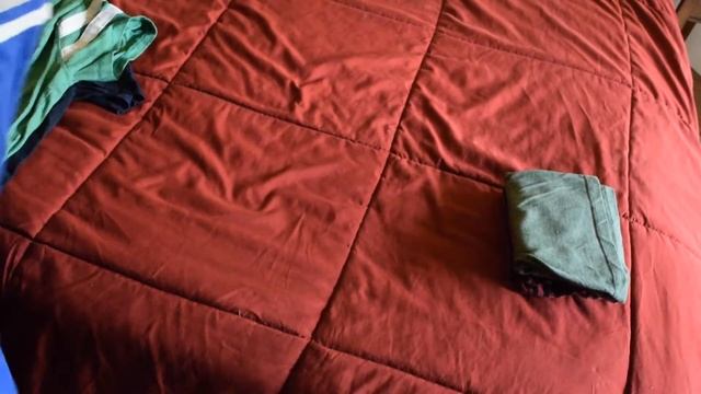 Folding T-Shirts and Tank Tops with the KonMari method - Organize your closet