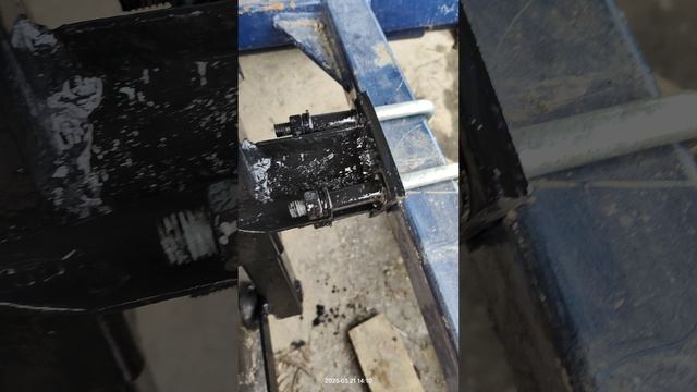 плуг скаут pl-230, немного переделал опорное колесо