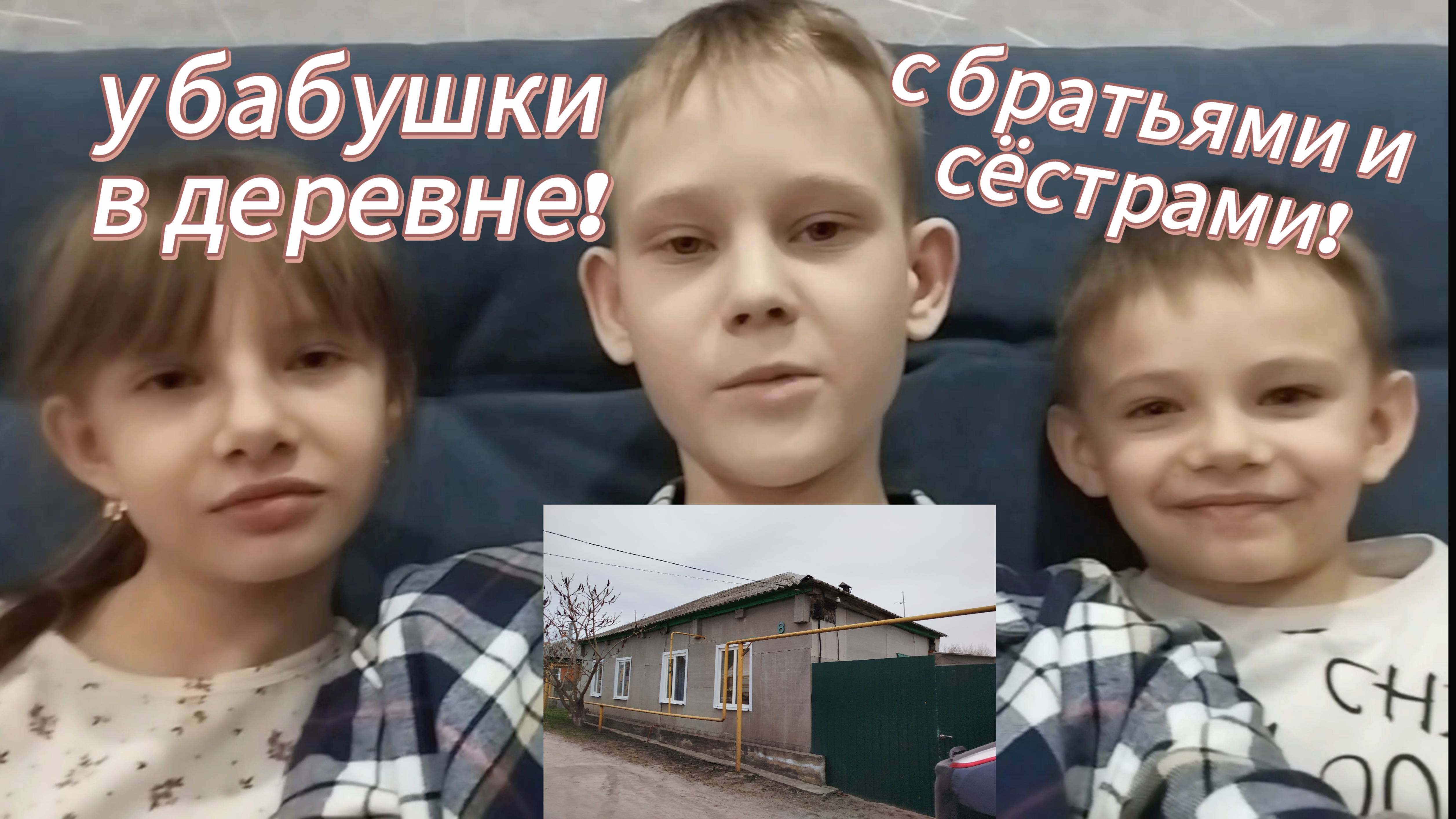 Поездка к бабушке в деревню.