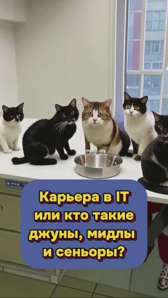 Кто такие джуны, мидлы и сеньоры?