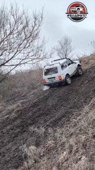 #Нива на 29х медведях штурмует горку #БезДорог57