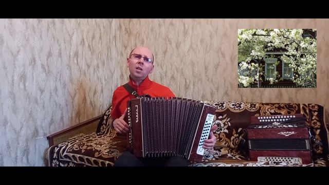 "Под окном черёмуха колышется".(Музыка - народная,слова - Б.Тимофеев-Еропкин).Кавер-версия.Гармонь.
