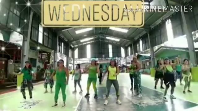 Zumba Budots remix zumba 20 / green outfit!