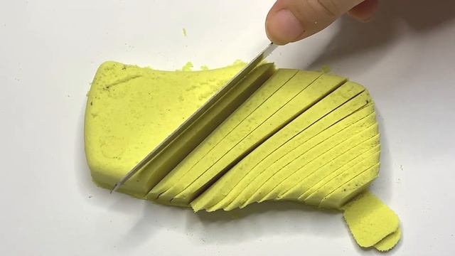 Very Satisfying and Relaxing Yellow Box Kinetic Sand ASMR | Satisfying Sound Video | Sand