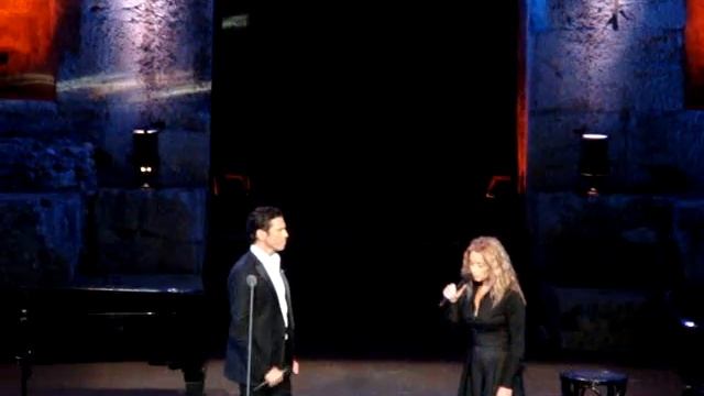Lara Fabian - Mario Frangoulis "Tu es mon autre" (Live at Herodion)