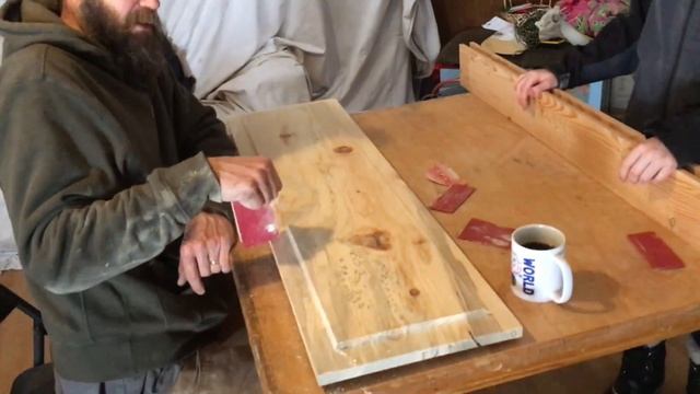 Little House in Winter -- Crafting the Handmade Doors