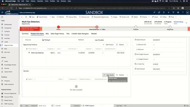 Quoting Module: Dynamics 365 Construction Blueprint