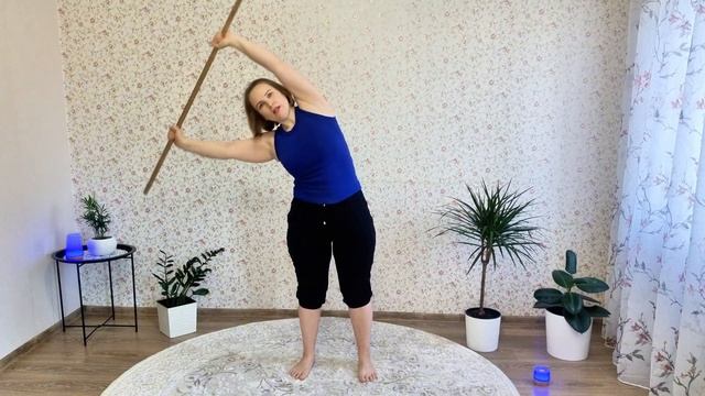 Легендарное видео "в синей майке" теперь в лучшем качестве! / Упражнения с гимнастической палкой