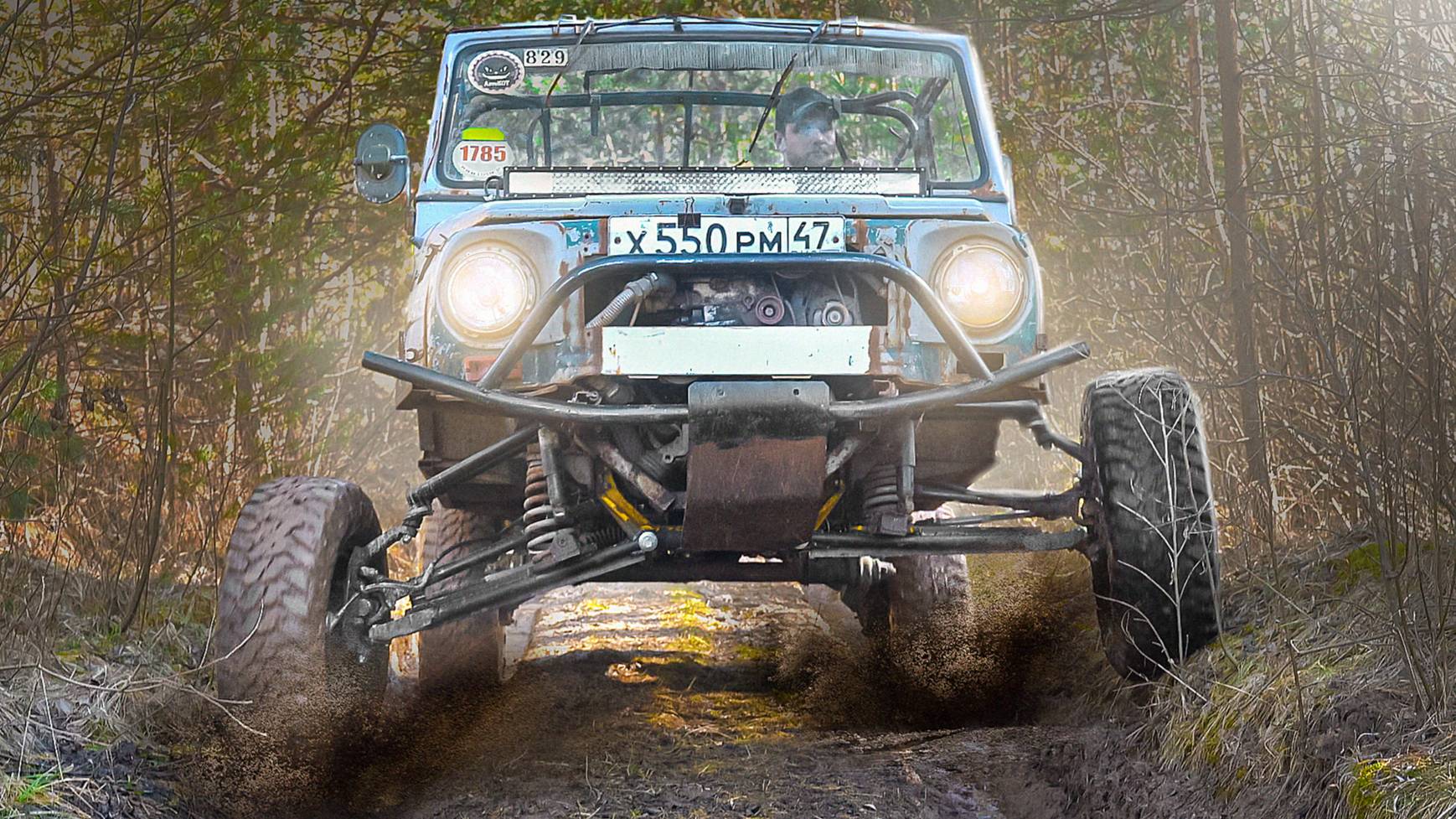 Запрещенная подвеска из металлолома с огромными ходами. Собрал ЛУНОХОД