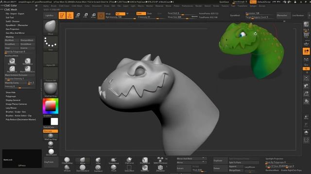 29. ZBrush - Final Sculpt Details