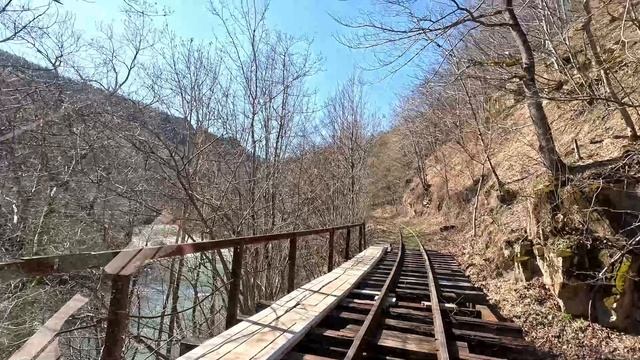 Узкоколейка, заброска на Волчьи ворота.