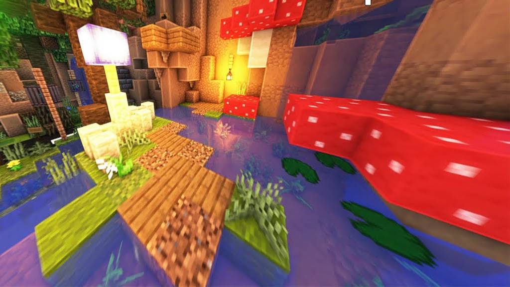 Геймплей Майнкрафт паркур (Free to use gameplay Mincecraft)
