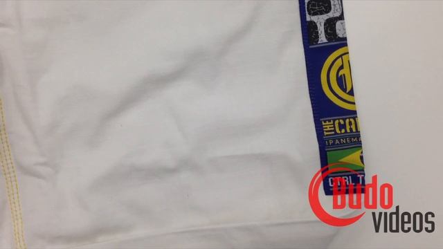CTRL industries Carioca white Ipanema Ed 1.2 BJJ Kimono available at Budovideos.com