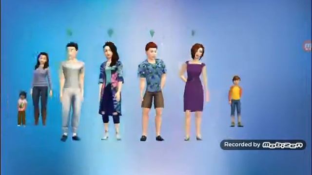 Моя семья в зломоной версии The Sims mobile