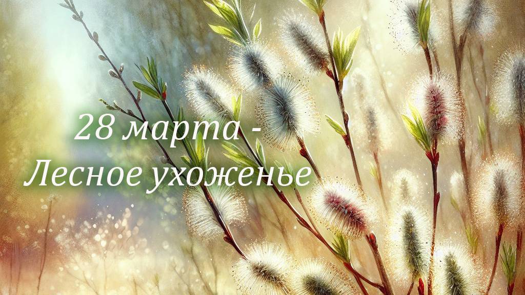 28 марта в народном календаре - Лесное ухоженье