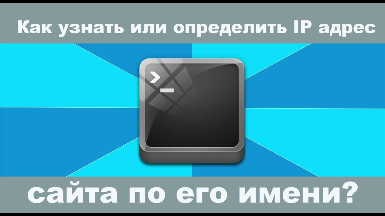 Как узнать, посмотреть или определить IP адрес сайта по его имени?