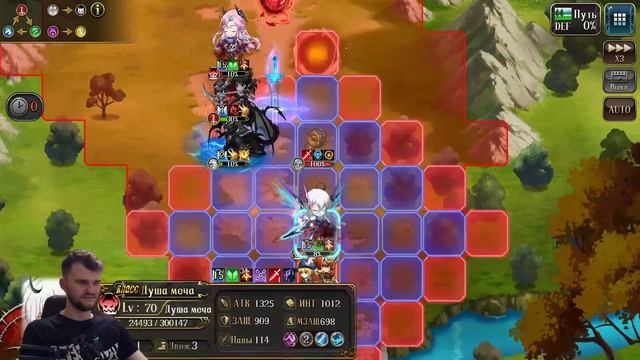 ИДЕМ ДОБИВАТЬ КОТА В LANGRISSER MOBILE