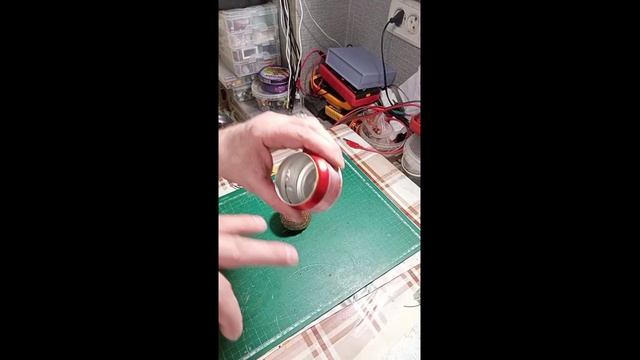 37. Латунная губка для чистки жал паяльника. Простая подставка.