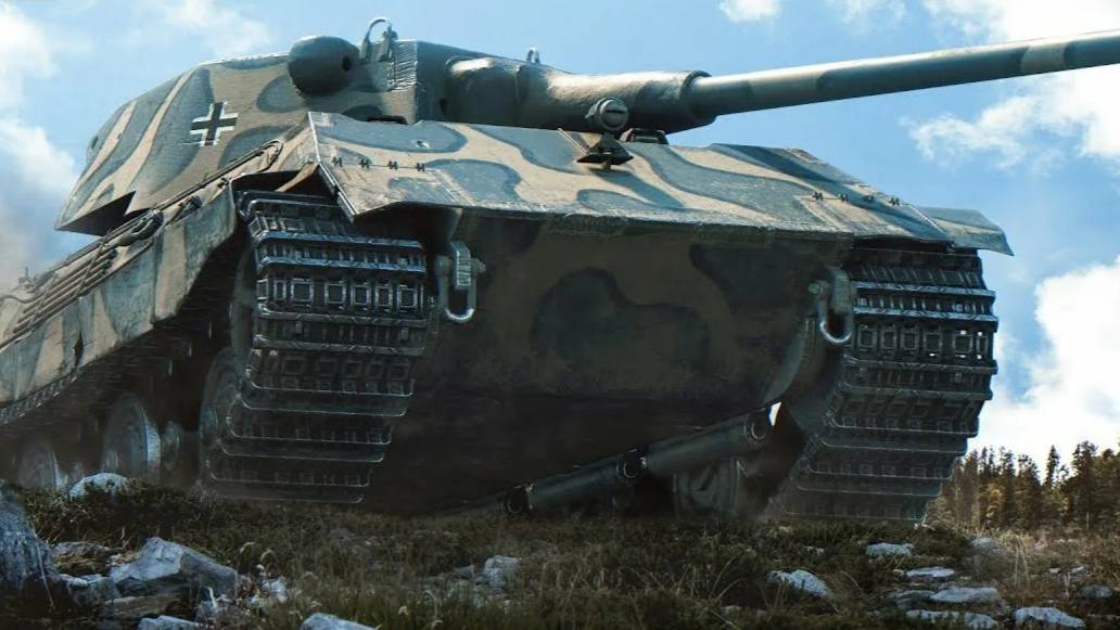 Обкатываю технику Натиска. E50M-3000 урона