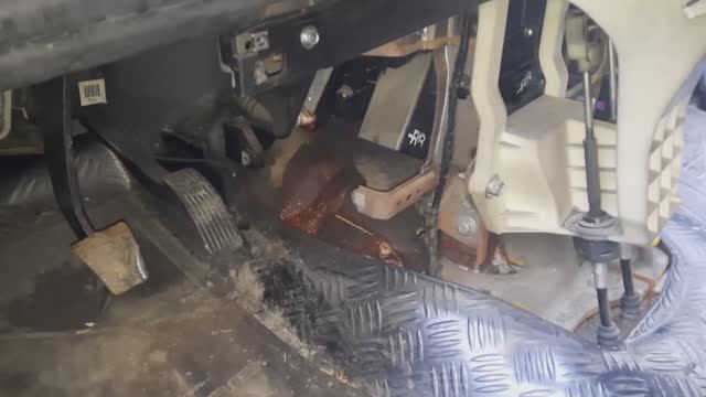 Замена радиатора печки (переднего) Гранд Старекс 2008 дизель механика