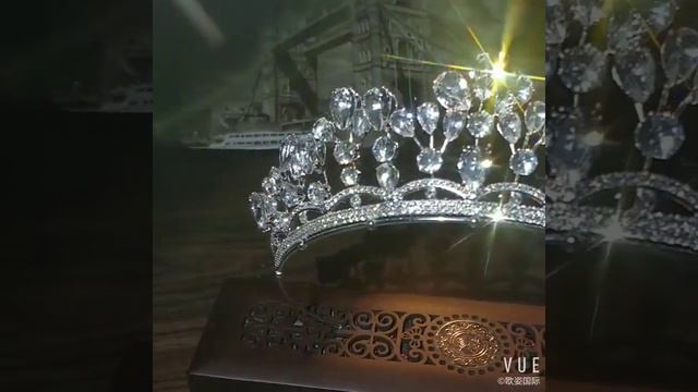 Himstory bling полный циркон тиары корона женский свадебный аксессуар для волос на выпускной