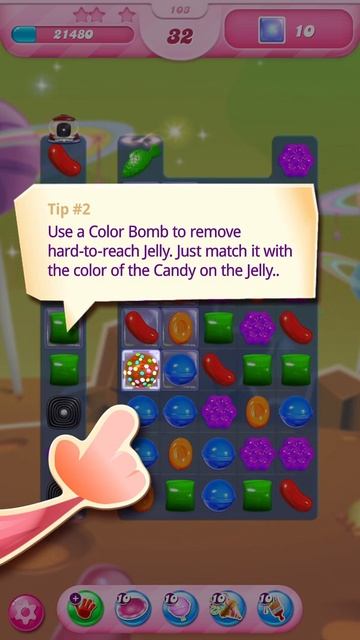 Candy Crush Saga - Tips And Tricks To Beat Level 103
